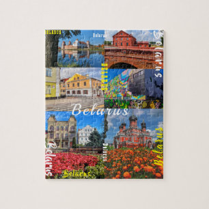 Puzzle Biélorussie Minsk Grodno Pinsk Borisov Architectur