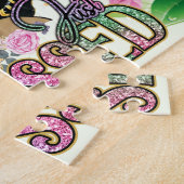 Puzzle Bienheureuse Black Melanin Femme Sista Aimer Dieu (Côté)