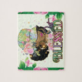 Puzzle Bienheureuse Black Melanin Femme Sista Aimer Dieu (Vertical)