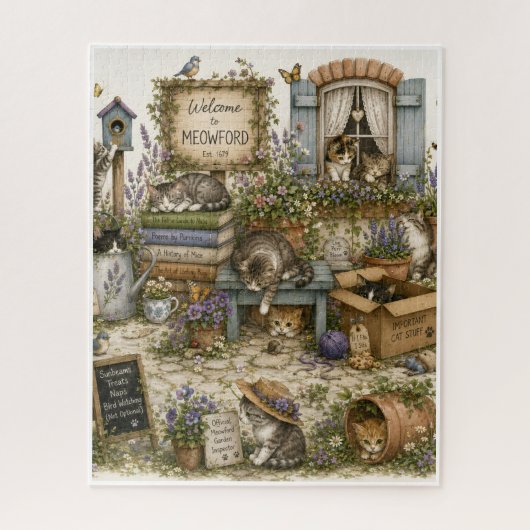 Puzzle Bienvenue à Meowford (Vertical)