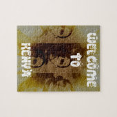 Puzzle Bienvenue au Kenya avec Obama Collage (Horizontal)