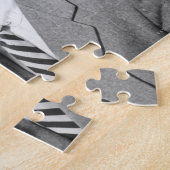 Puzzle Bière potable d'homme d'affaires (Côté)