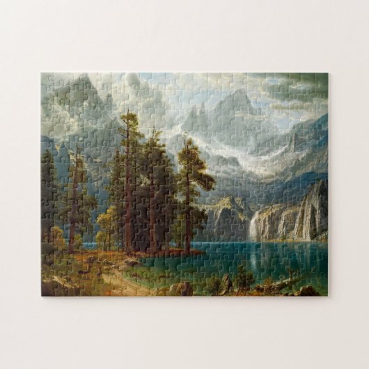 Puzzle Bierstadt Sierra Nevada Peinture (Horizontal)