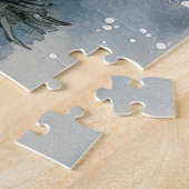 Puzzle Biewer Terrier Chien dans la boue Laisser il neige (Côté)