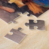 Puzzle Biewer Terrier d'Halloween avec citrouilles effray (Côté)