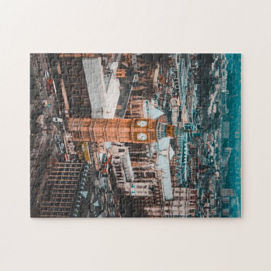 Puzzle Big Ben Construction Photographie Complexe Jigsaw  (Horizontal)