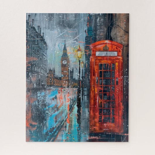 Puzzle Big Ben et le stand rouge II (Vertical)