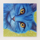 Puzzle Big Blue Cat (Horizontal)