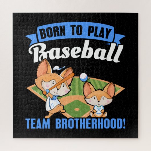 Puzzle Big Brother Little Brother - Joueurs De Baseball (Vertical)