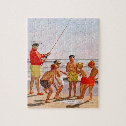 Puzzle Big Pole Little Fish par Richard Sargent (Vertical)