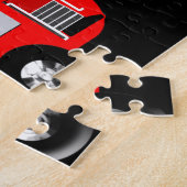 Puzzle Big Red Bus mignon Enfants personnalisés (Côté)