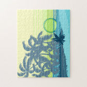 Puzzle Big Sunset Strike Hawaii Surfers (Vertical)