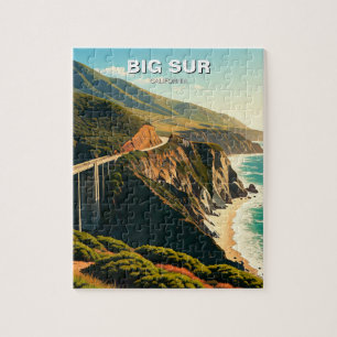 Puzzle Big Sur côte centrale de Californie