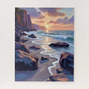 Puzzle Big Sur, peinture de la côte californienne