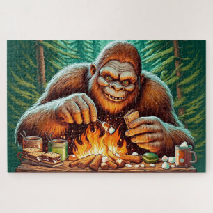 Puzzle Bigfoot et les guimauves du feu de camp, Feu de ca