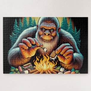 Puzzle Bigfoot et les S'mores du feu de camp, Feu de camp