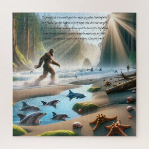 Puzzle Bigfoot & la marelle de dauphins des légendes perd