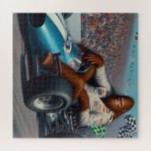 Puzzle Bigfoot Racecar (Horizontal)