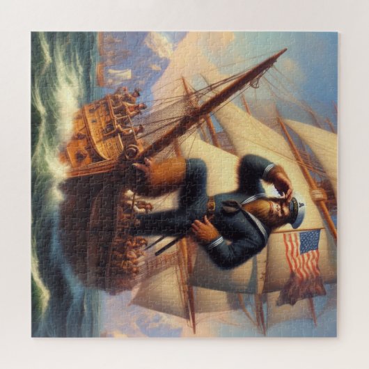 Puzzle Bigfoot Sailor (Horizontal)