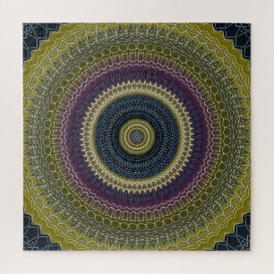 Puzzle Bijou lumineux Mandala