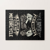 Puzzle Biker Life USA Hommes J'aime quand ma femme Motorc (Horizontal)
