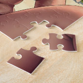 Puzzle Bikini rouge, lunettes de soleil et femme de Banda (Côté)