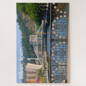 Puzzle Bilbao : trois ponts, Espagne basque (Vertical)