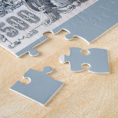 Puzzle billet de 500 roubles vers 1912 Russie tsariste (Côté)