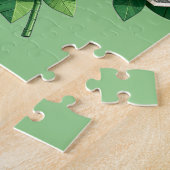 Puzzle billet de cent dollars origami argent rose art (Côté)