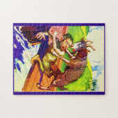 Puzzle billy chèvre gruff et troll (Horizontal)