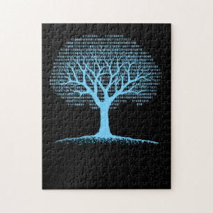 Puzzle Binary Tree Computer Coding T-Shirt