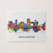 Puzzle Binghamton New York Skyline (Horizontal)