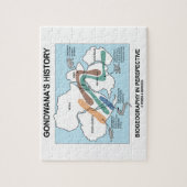 Puzzle Biogéographie de l'histoire de Gondwana dans la (Vertical)