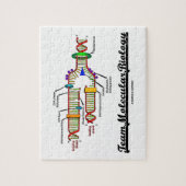 Puzzle Biologie moléculaire d'équipe (reproduction d'ADN) (Vertical)