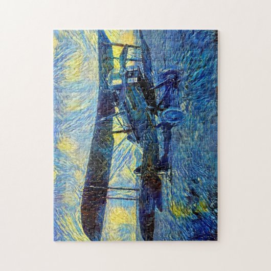 Puzzle Biplan vintage (Vertical)