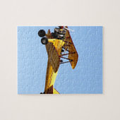 Puzzle Biplane jaune (Horizontal)
