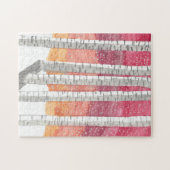 Puzzle Birch Dans La Neige (Horizontal)