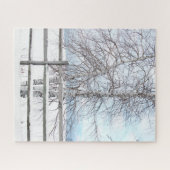 Puzzle Birch Tree Winter (Horizontal)