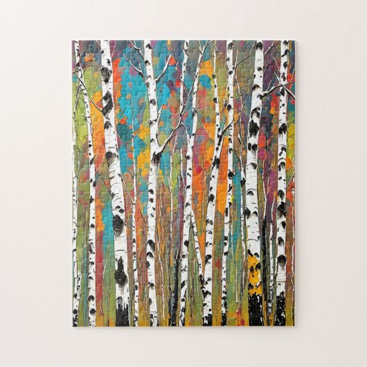 Puzzle Birch Woods Thunder_Cove (Vertical)