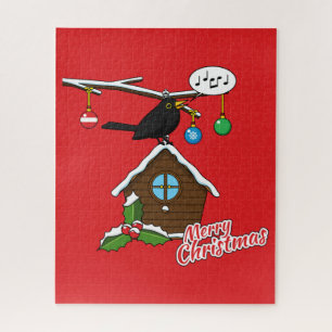 Puzzle Bird House Joyeux Noël
