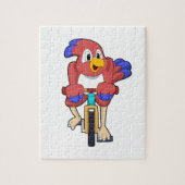 Puzzle Bird with bicycle (Vertical)