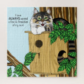 Puzzle Birdhouse Bed Breakfast Chat (Vertical)