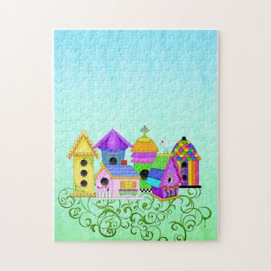 Puzzle Birdie Village (Vertical)