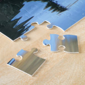 Puzzle Birdwatcher professionnel canard bleu eau sauvage  (Côté)