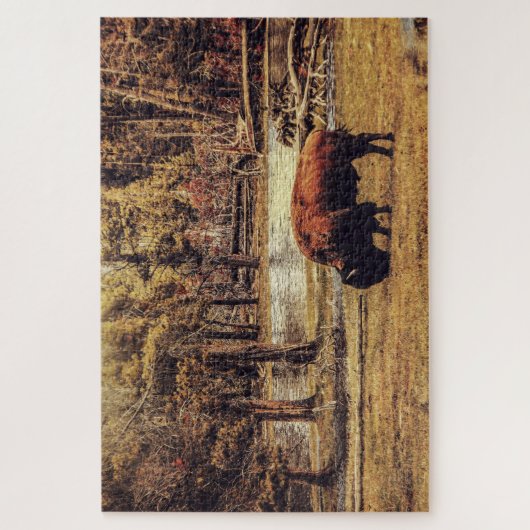 Puzzle Bison (Vertical)