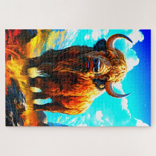 Puzzle Bison (Horizontal)