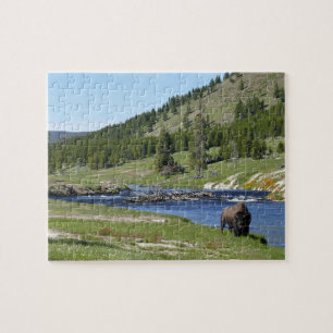 Puzzle Bison au Parc national de Yellowstone