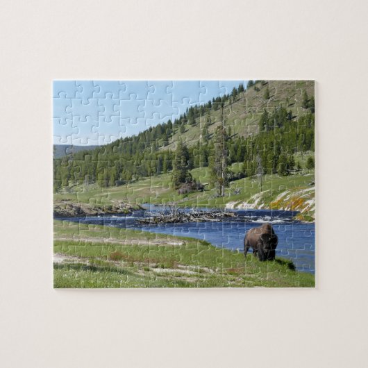 Puzzle Bison au Parc national de Yellowstone (Horizontal)