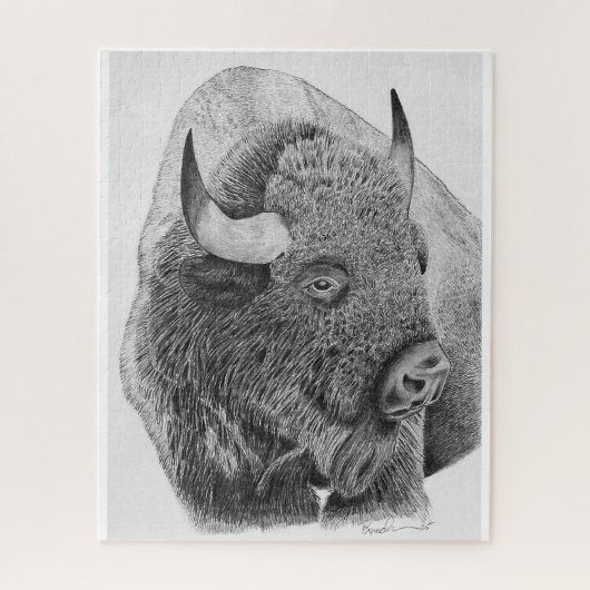 Puzzle Bison d'Amérique (Vertical)