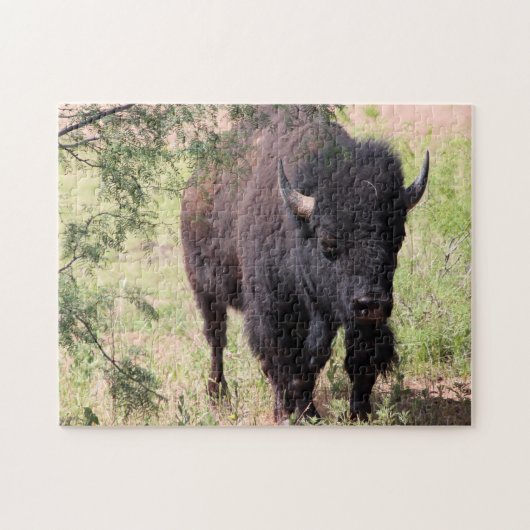 Puzzle Bison de près (Horizontal)
